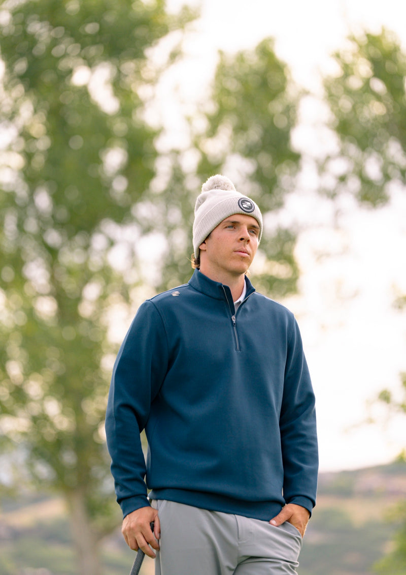 Steers Midlayer - Navy, front