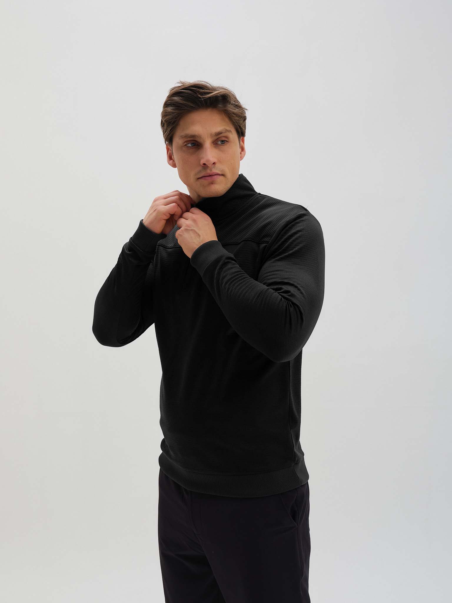 Active-tech Zip Neck Top.
