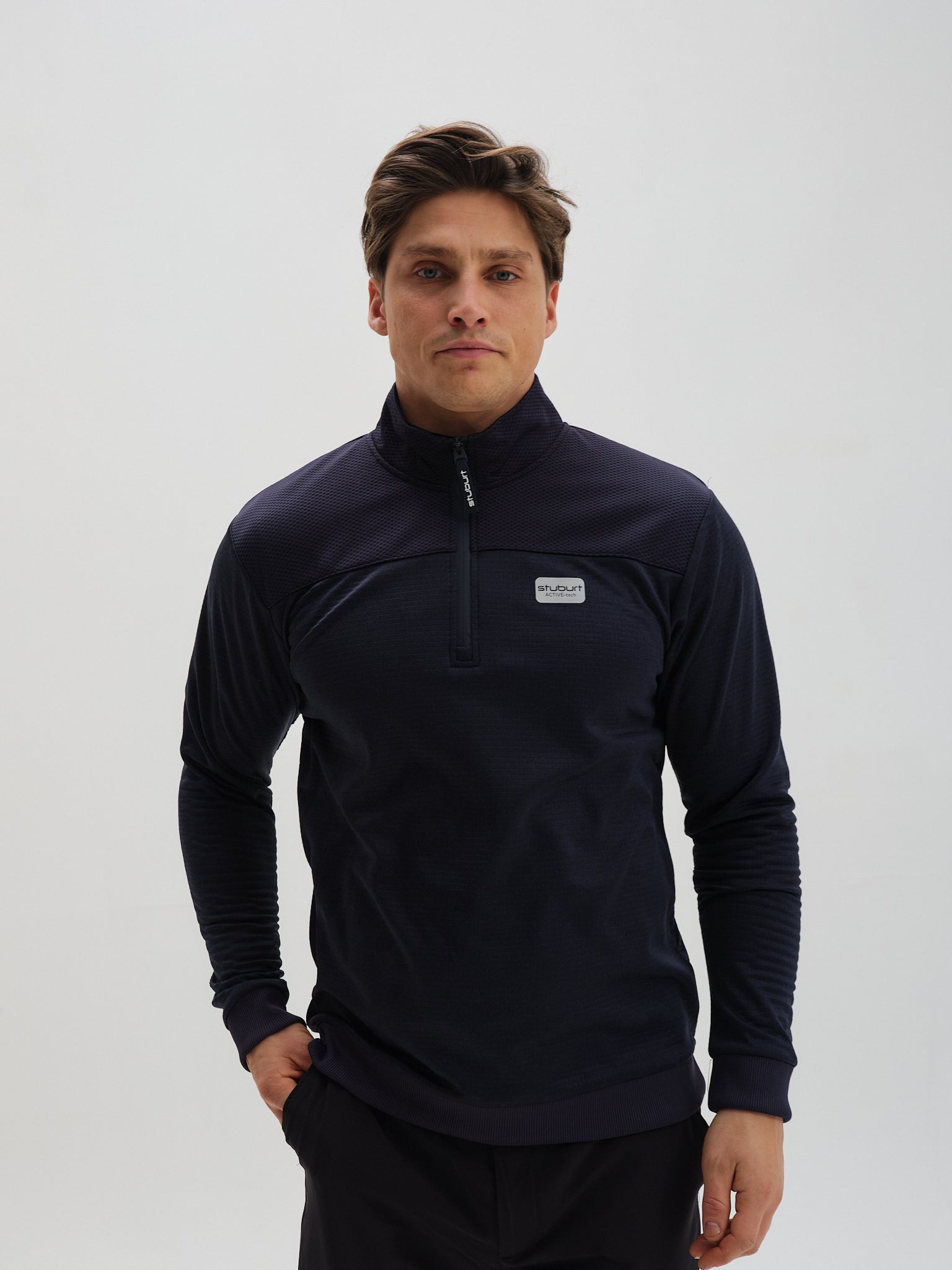 Active-tech Zip Neck Top.