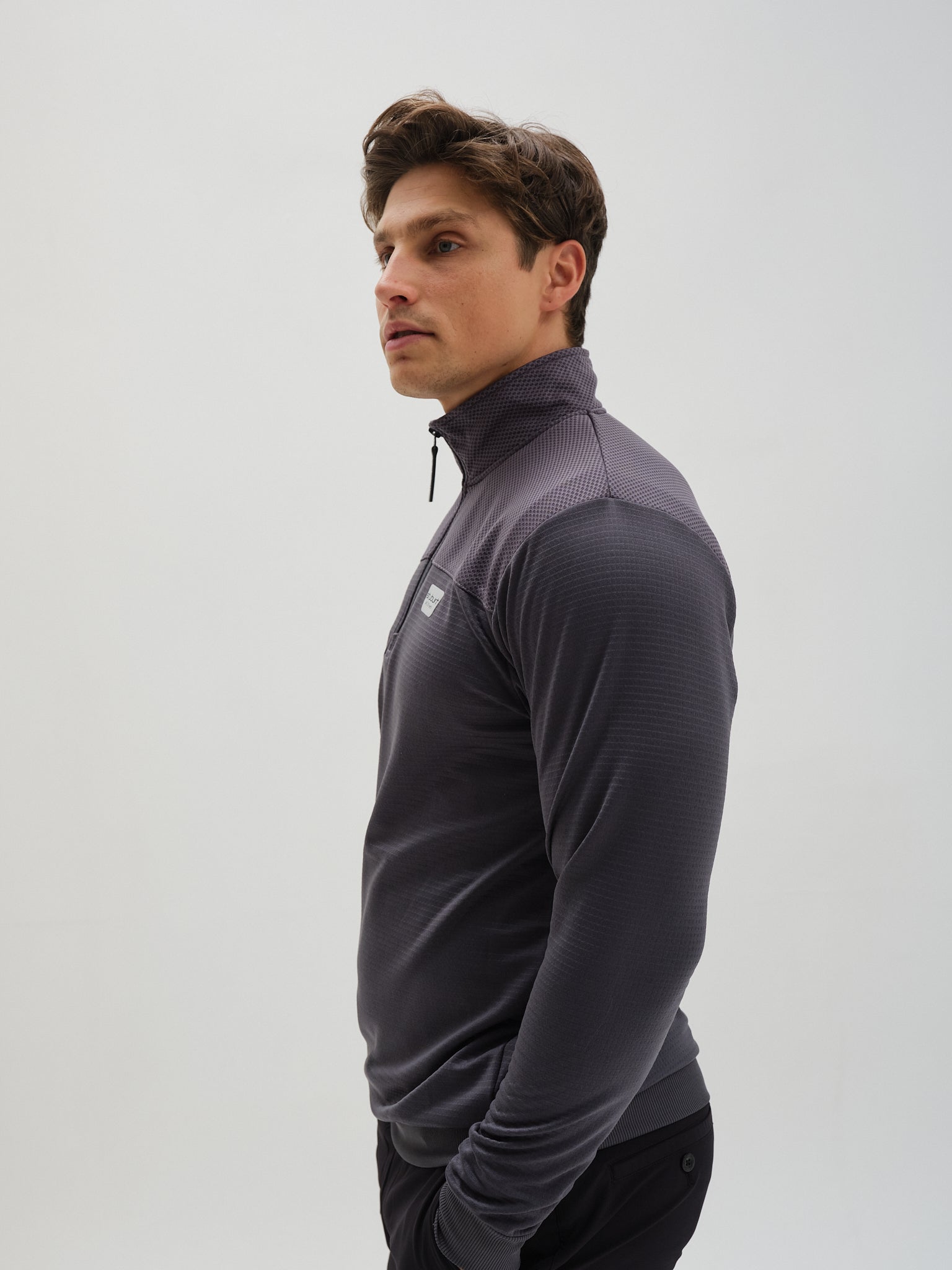 Active-tech Zip Neck Top.