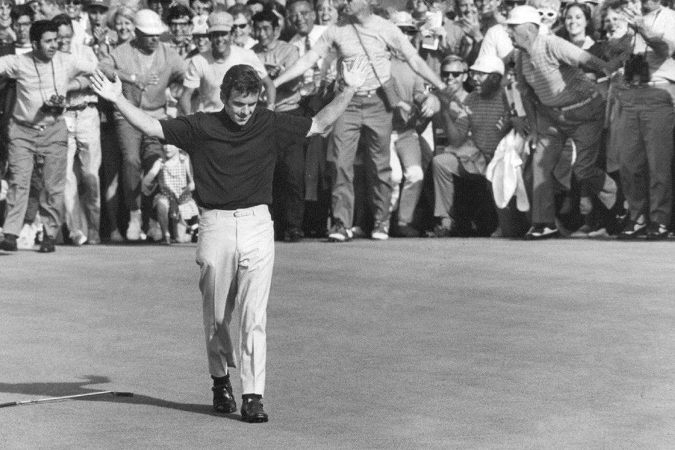 Onto the course.