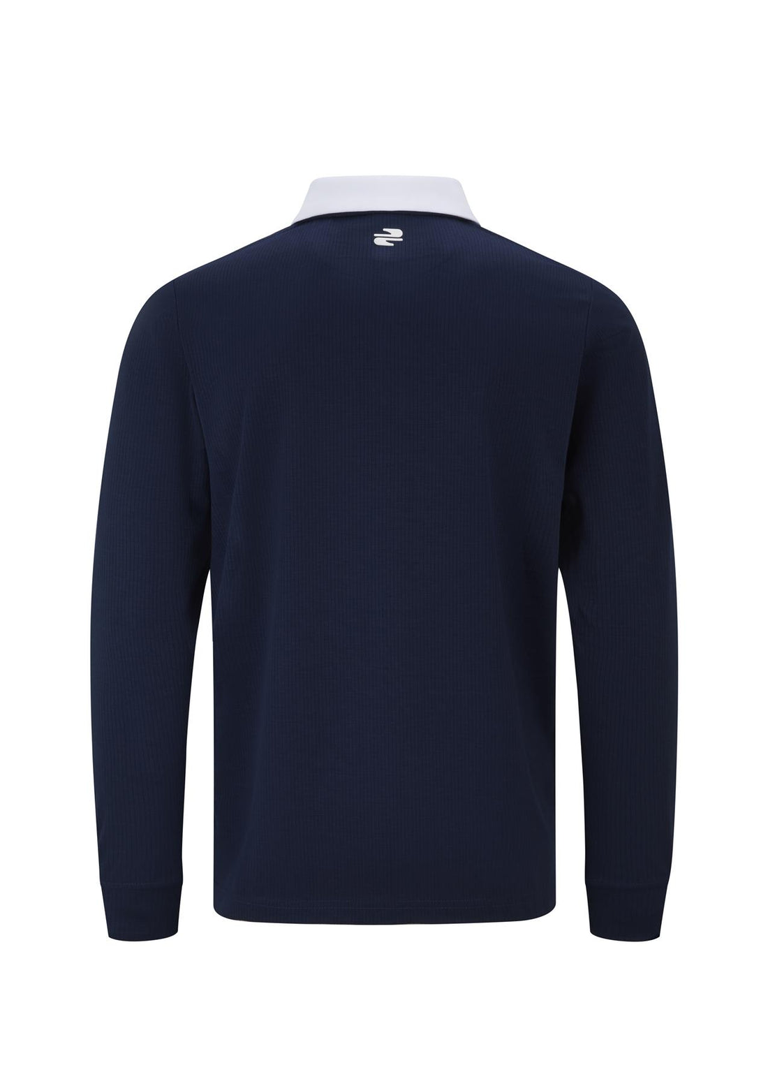 Typhoon Long Sleeve Polo - Navy, back