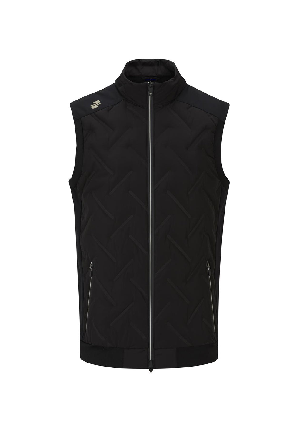 Dash Padded Gilet - Black, front