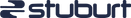 Stuburt logo in blue on a white background