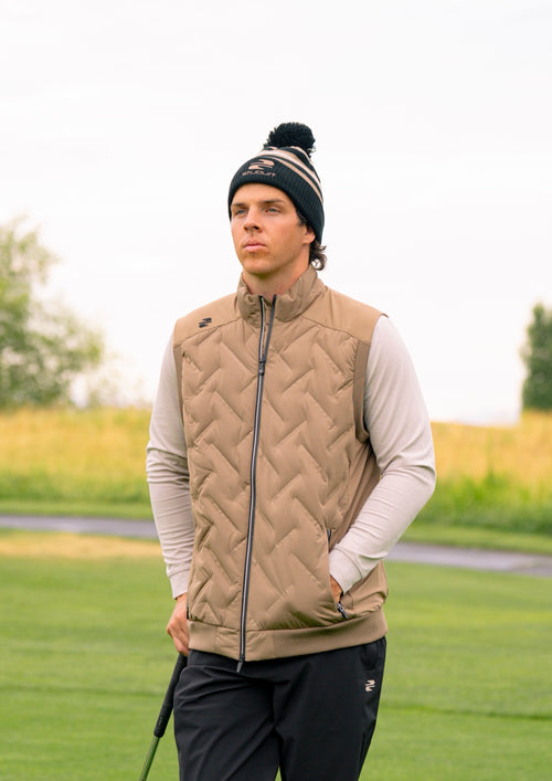 Dash Padded Gilet - Boron, front