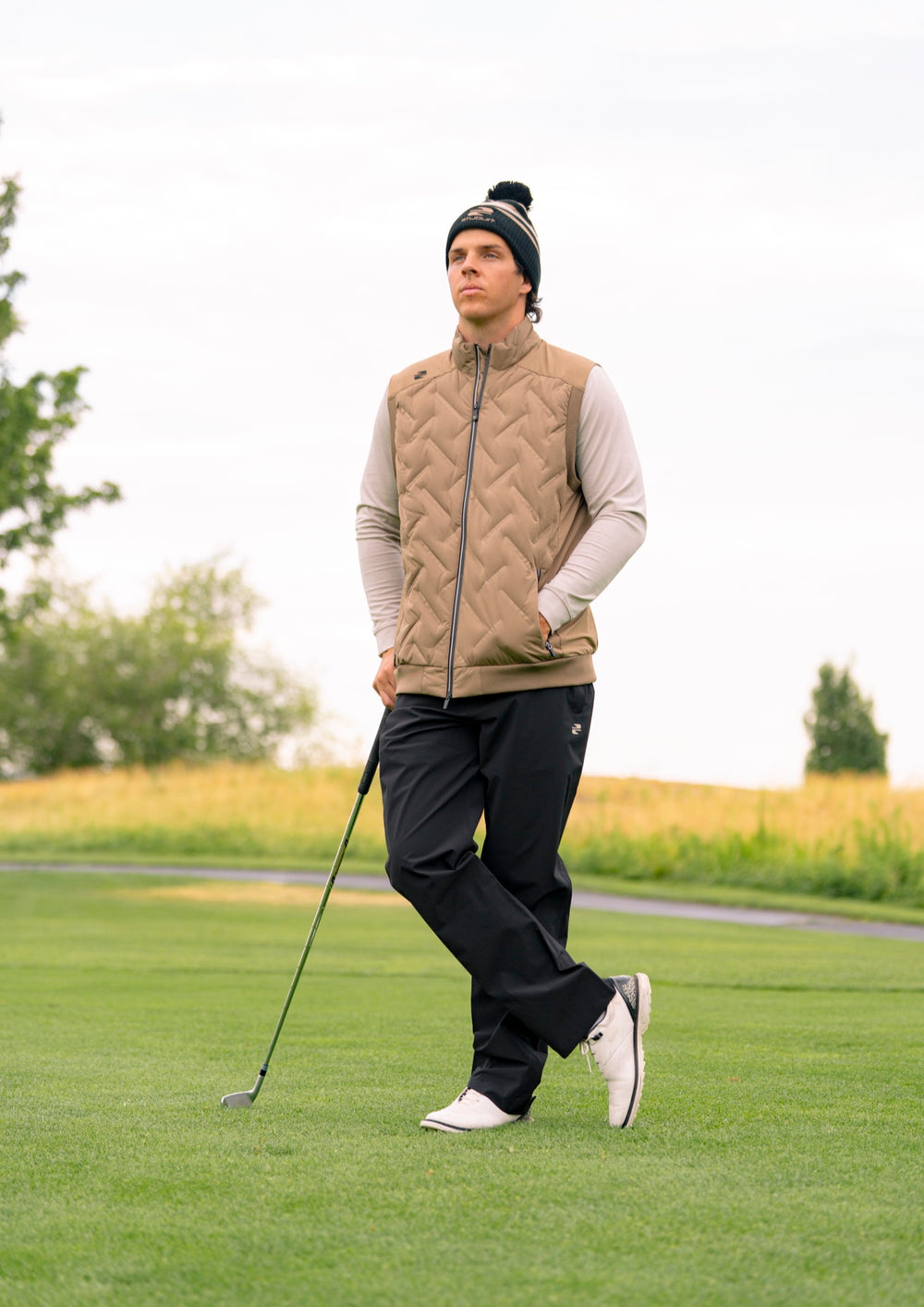 Dash Padded Gilet - Boron, front 2