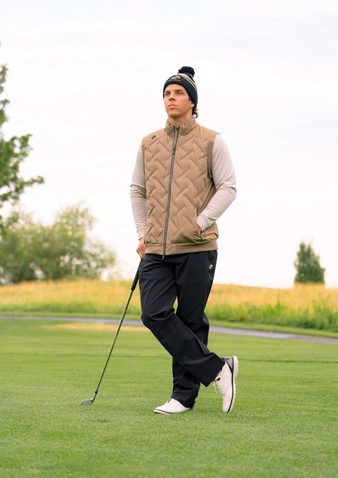 Dash Padded Gilet - Boron, front 2
