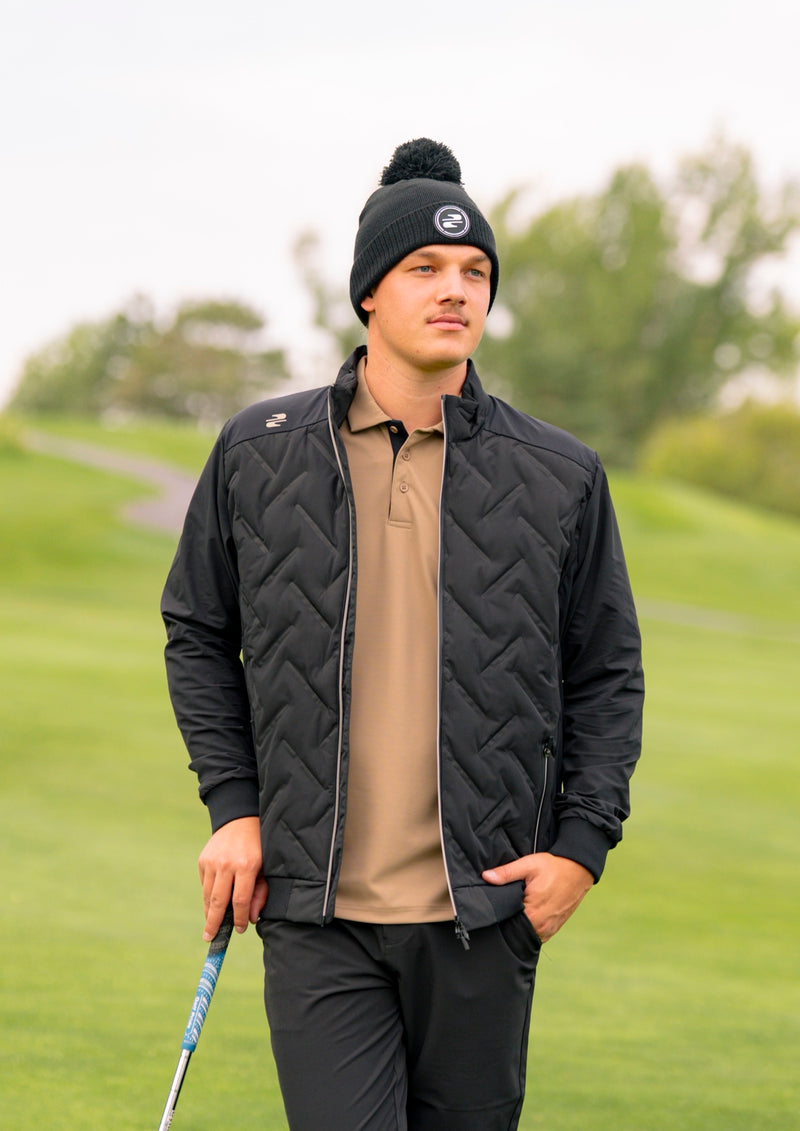 Craze Padded Jacket - Black, front
