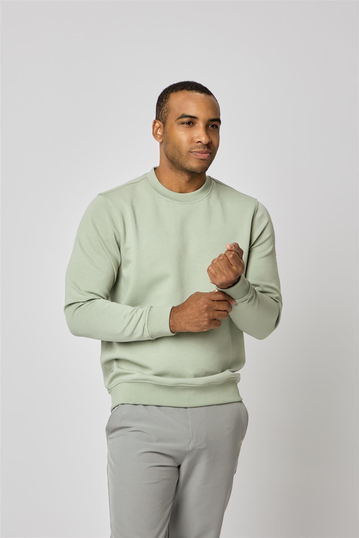 Crane Crew Neck Pullover - Stuburt  Golf