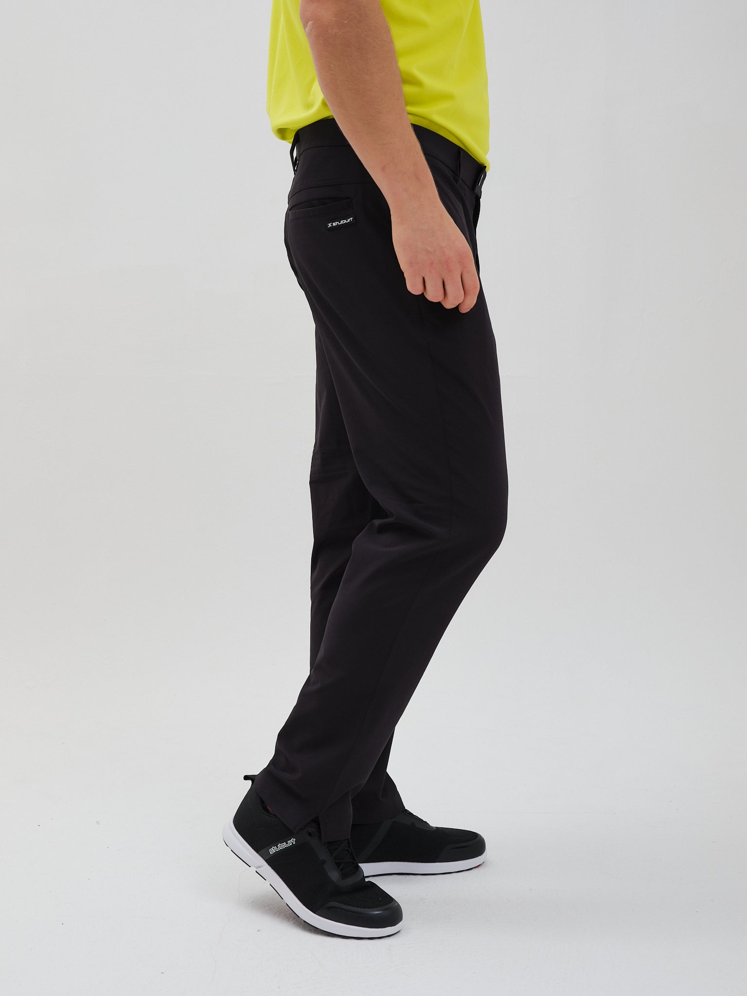 Calvin Klein Golf Bullet regular fit stretch trousers in black | ASOS