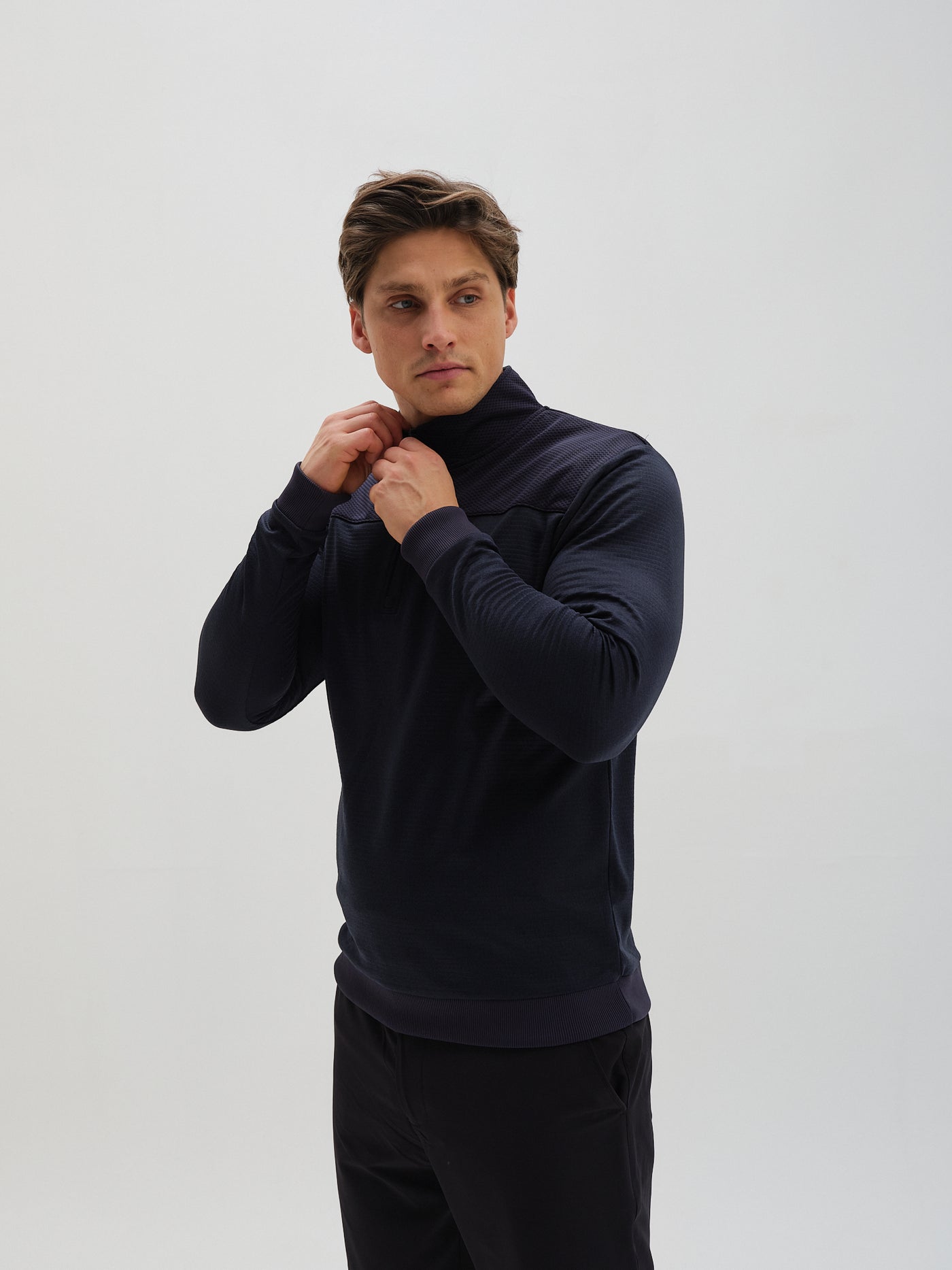 Active-tech Zip Neck Top.