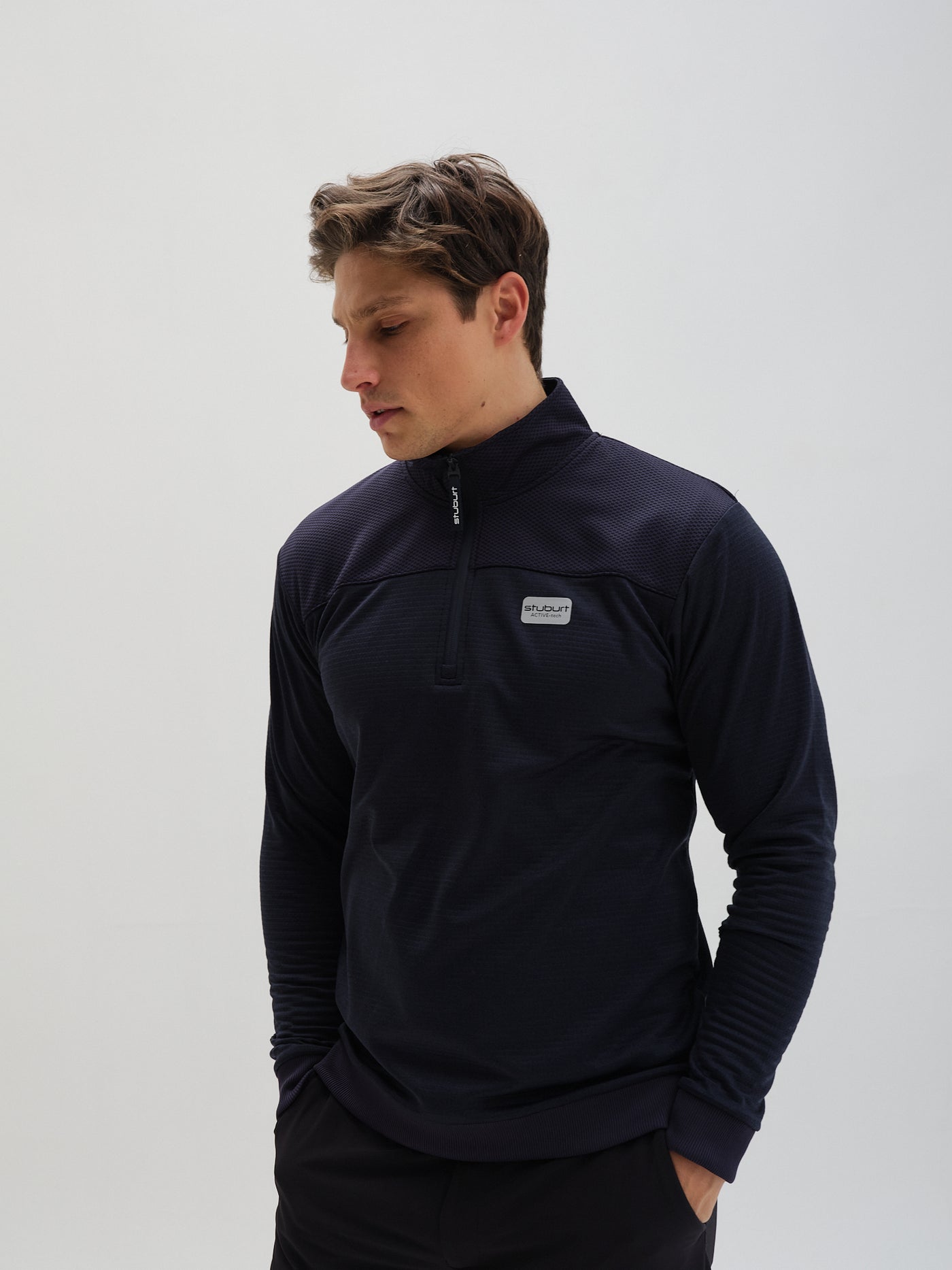 Active-tech Zip Neck Top.